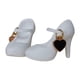 thumbnail image 1 of Zapatos De Figura De Muñeca Zapatos De Tacón Alto Para Muñeca Modelo Vestir Figuras De Soldados Blanco, 1 of 3