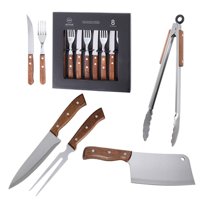 Set Parrilla 12 Piezas Acero Inoxidable Arthome Par36