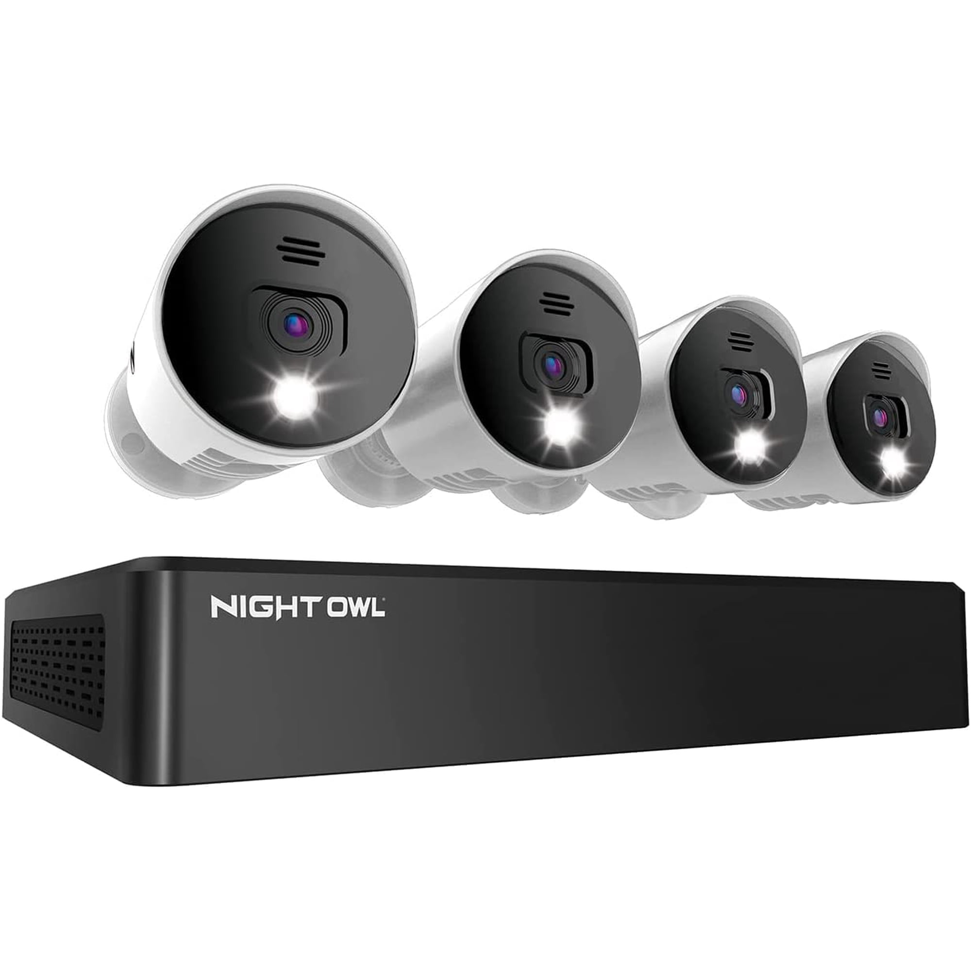 Sistema De Cámara De Seguridad Para El Hogar Night Owl 8ch Con 4 Cámaras 4k Uhd