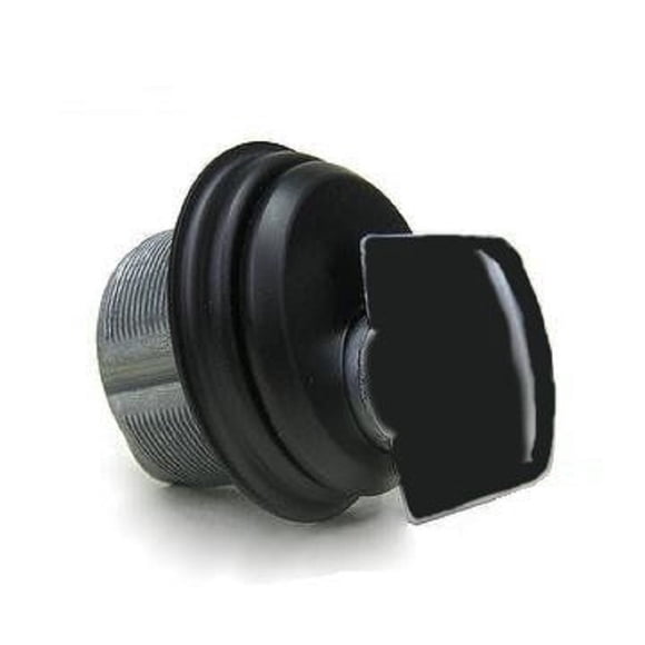 Cilindro de Cerrojo de Embutir con Giro Manual y Leva Adams Rite para Puerta de Fachada, Duronotic Bronce