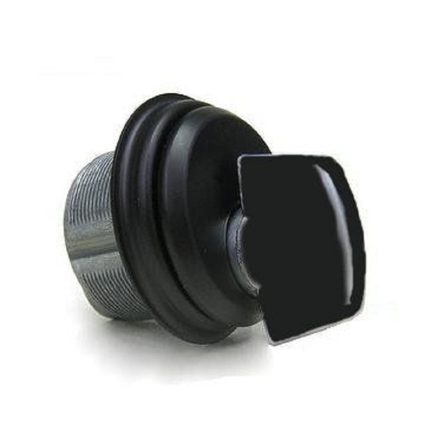 Cilindro de Cerrojo de Embutir con Giro Manual y Leva Adams Rite para Puerta de Fachada, Duronotic Bronce