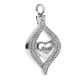 thumbnail image 3 of Cristal Corazón Cremación Urna Collar Cenizas Recuerdo Colgante Joyas Tía, 3 of 5