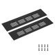 thumbnail image 1 of Uxcell 1 Juego de Rejilla de Ventilación Rectangular, Aluminio 200x50mm Negro, 1 of 7