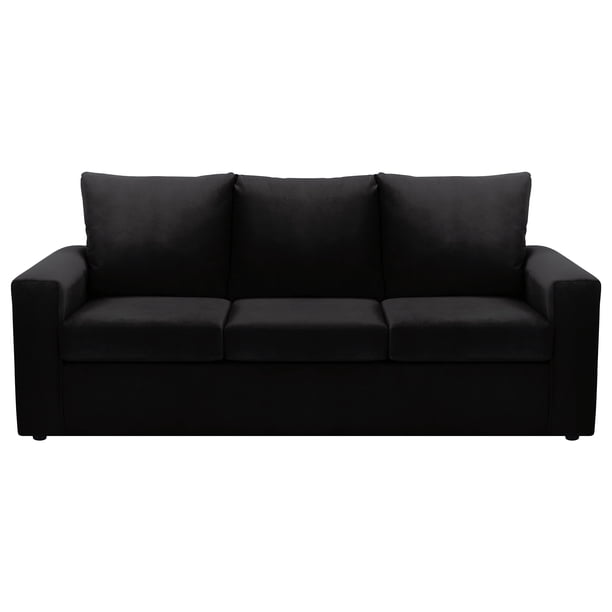 Sofa Kendy 3CG Felpa 30 Negro