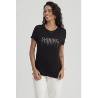 Fashionspark - Polera Mujer Estampado Negro - Lll