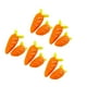 thumbnail image 1 of 10x Zanahoria Ornamento Regalo DIY Artesanía Para Baby Shower Nursery Accesorios Para El Cabello, 1 of 5