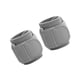 thumbnail image 3 of 2x Muñequeras Deportivas Protectoras De Muñeca Ajustables Para Levantamiento De Pesas, Gimnasio, Fitness, Color Gris, 3 of 5
