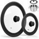 thumbnail image 1 of Universal Lid for Pots, Pans and Skillets, 2-Pack Pan Covers, 1 of 3