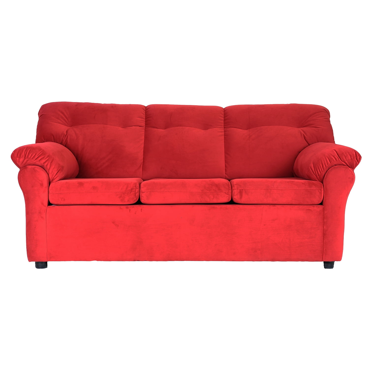 Muebles América - Sofa América 3 Cuerpos Tela Rojo