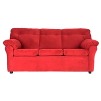 Muebles América - Sofa América 3 Cuerpos Tela Rojo