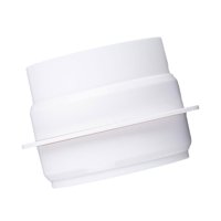 Magideal - Bloqueador De Tiro De Tubería, Ventilador De , Válvula De Retención De Tubería Resistente Sellada A Prueba De Fugas Para Aplicaciones Domésticas , 100Mm