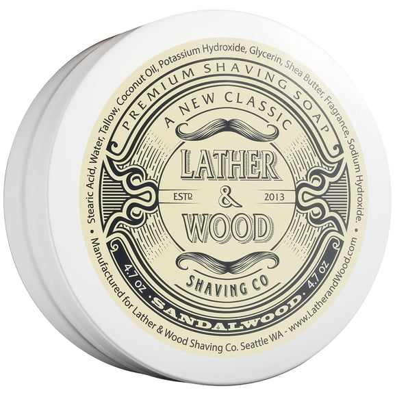 Jabón de afeitar Father & Wood Sandalwood 135 ml Tallow Luxury