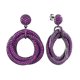 thumbnail image 1 of Pendientes Elegant Confetti Tokyo chapados en oro negro de 18 quilates, 1 of 4