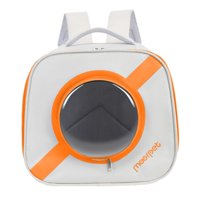 Magideal - Bolsa Para Gatos, Mochila Portamascotas Con Correa Para El Hombro, Bolsa De Viaje Portátil, Bolsa De Transporte Para Actividades, Acampada, Senderismo Naranja