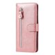 thumbnail image 4 of Funda tipo cartera para Motorola Moto G15 Power con bolsillo con cremallera y ranuras para tarjetas – Función de soporte Rosa, 4 of 5