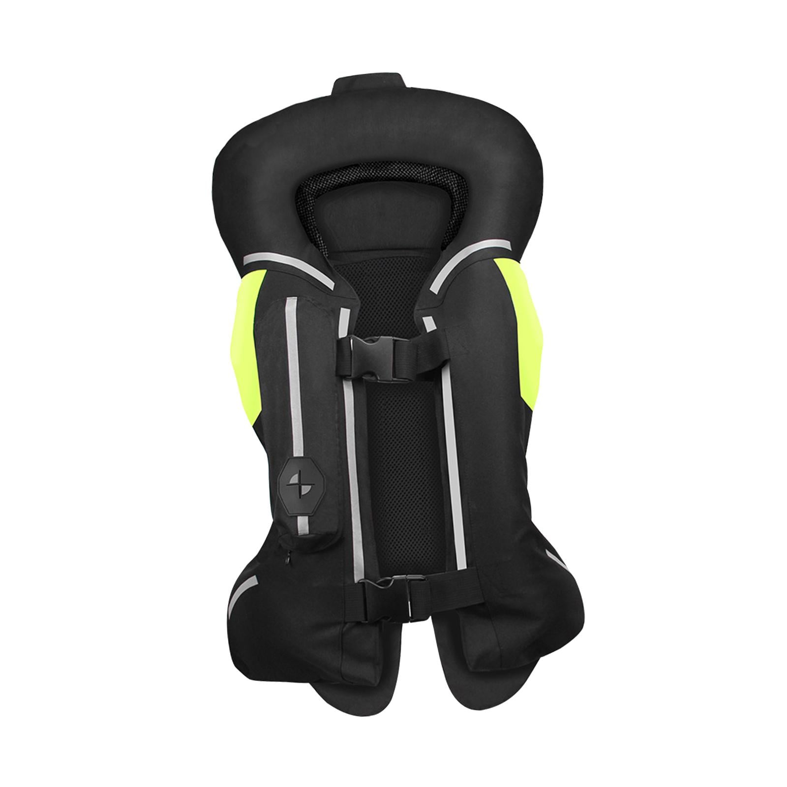 Ioensy - Chaleco De Moto Con Armadura Trasera, Chaqueta De Moto Para Hombre, Mujer, Motociclista, Negro, Xxl