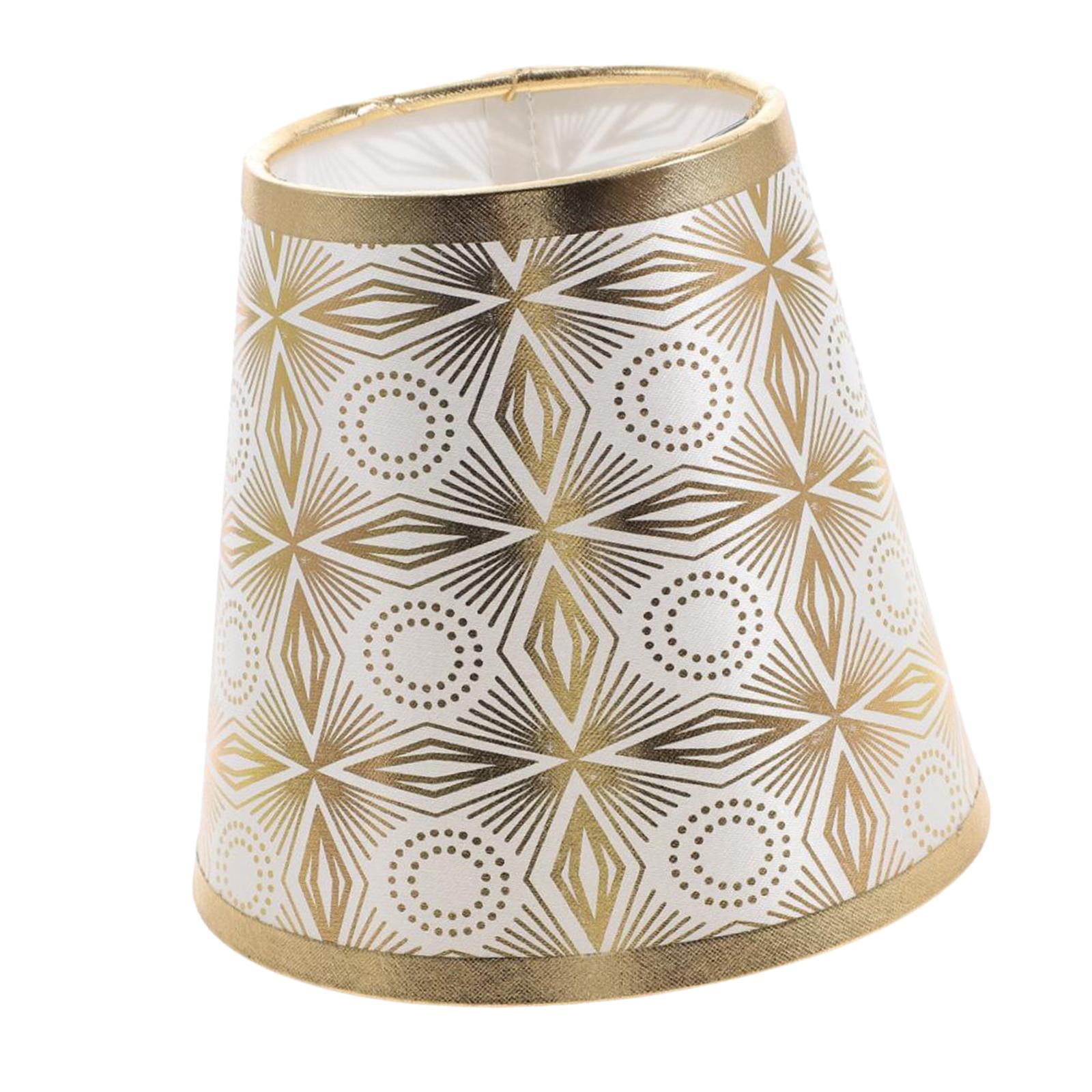 Ioensy - Lámpara De Mesa Pantalla Aplique De Pared Pantalla De Luz De Escritorio Pantalla Para Decoración De Hotel Aureate