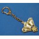 thumbnail image 1 of Llavero Feng Shui Import abanico dorado de cobre con baño de oro, 1 of 1