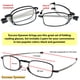 thumbnail image 4 of Gafas de lectura Success Eyewear plegables, 2 pares, color negro plomizo, 4 of 8