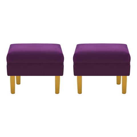 Bodevir - Set Pouf Sky 1C Felpa 01 Morado