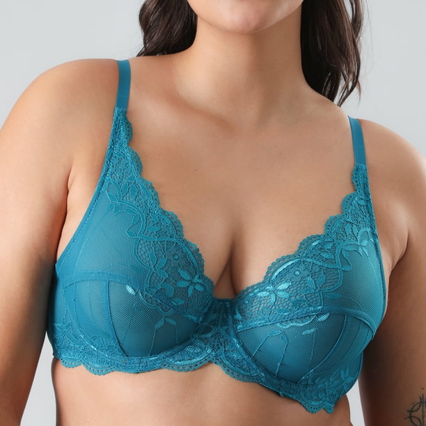 Sostén Encaje Lining Flores Mujer 13120-182