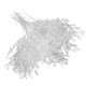 thumbnail image 1 of 50x Ramo De Flores Artificiales Con Perlas De Acrílico De Cristal 15 Cm Blanco, 1 of 5