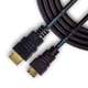 thumbnail image 1 of Cable universal Mini HDMI a HDMI 4K digital 1.4 de SatelliteSale, PVC, negro, 1.8 m, 1 of 2