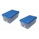 thumbnail image 1 of Pack 2 Cajas Organizadoras 100lts Wenco C/ Ruedas 82x48x35cm - Transparente - Transparente, 1 of 2