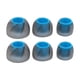thumbnail image 1 of Puntas Para Auriculares Puntas De Repuesto Para Auriculares 3 Pares Para Auriculares Internos Puntas De 5 Mm A 7 Mm Azul Gris Claro, 1 of 5