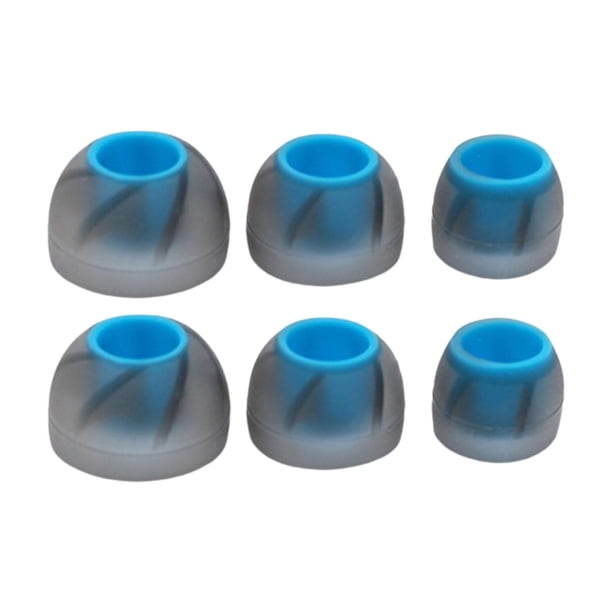 Puntas Para Auriculares Puntas De Repuesto Para Auriculares 3 Pares Para Auriculares Internos Puntas De 5 Mm A 7 Mm Azul Gris Claro