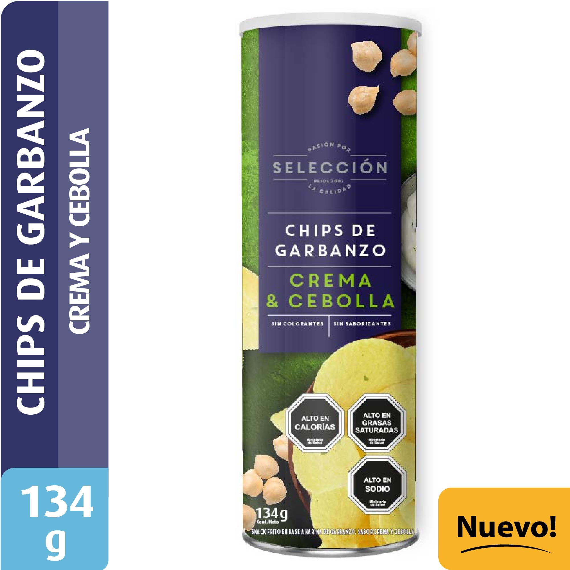 Chips Garbanzo Crema Cebolla 134 g Selección