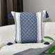 thumbnail image 1 of XmhyTop Almohada bohemia (2 pieza), 45 x 45 cm, Material de chenilla felpuda neutra, con funda y relleno incluido, ideal para sala de estar, sofá, cama, Estilo A, Azul, 1 of 5