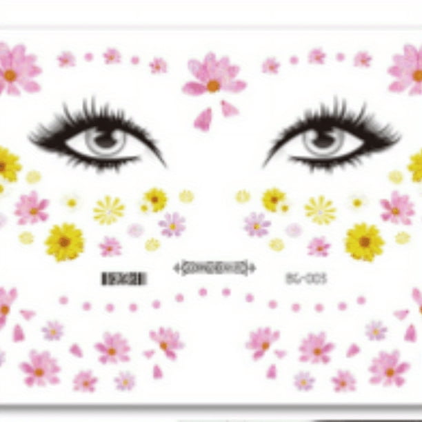 Waterproof Butterfly Wing Tattoo Sticker for Face and Body Decoration - High-End Eye Makeup for Children and Adults - Perfect for Holiday Elf Costumes