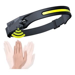 Genérico - Linterna Led Cintillo Con Sensor Montado En La Cabeza Color De La Luz Blanco Tecnopro