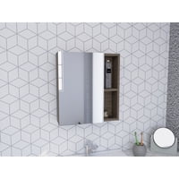 Tuhome - Botiquin 1 Puerta Con Espejo Labelle 49,7X45X12,5 Cm Coñac