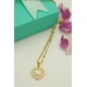 thumbnail image 2 of Colgante Corazon Zirconias Blanco Amor Chapado En Oro 18k, 2 of 3