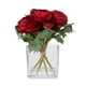thumbnail image 1 of Ranúnculos Rojos en Florero de Vidrio 16 cm, 1 of 2