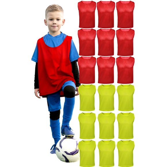 CHALECO ATHLOVA para Niños – Pack 18 rojo/amarillo