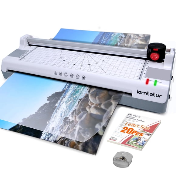 Máquina laminadora térmica Lamtetur 33 cm con 20 láminas laminadoras