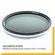 thumbnail image 3 of Filtro ND variable NiSi Swift True Color 43 mm ND2-ND32, 3 of 9