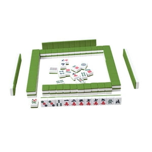 Genérico - Mini Mahjong Tiles Party Supplies Juego Chino Juego Versión China Juego Verde