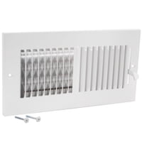 Cubierta De Ventilación Ez-Flo, 10 X 4 Pulgadas (Abertura De Conducto), Color Blanco