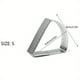 thumbnail image 3 of 1pc, Triangle Cake Mold Ring, Stainless Steel Mousse Cake Ring, Perforated Cookie Cutters, Pancake Molds, Baking Tools, Kitchen Gadgets, Kitchen Accessories, Home Kitchen Items, Multiple Sizes Optiona, 3 of 3
