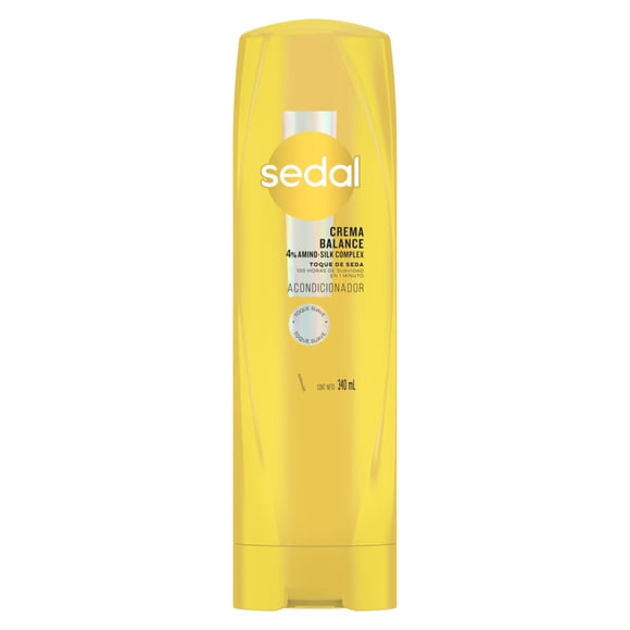 Acondicionador Sedal crema balance toque de seda, 340 ml