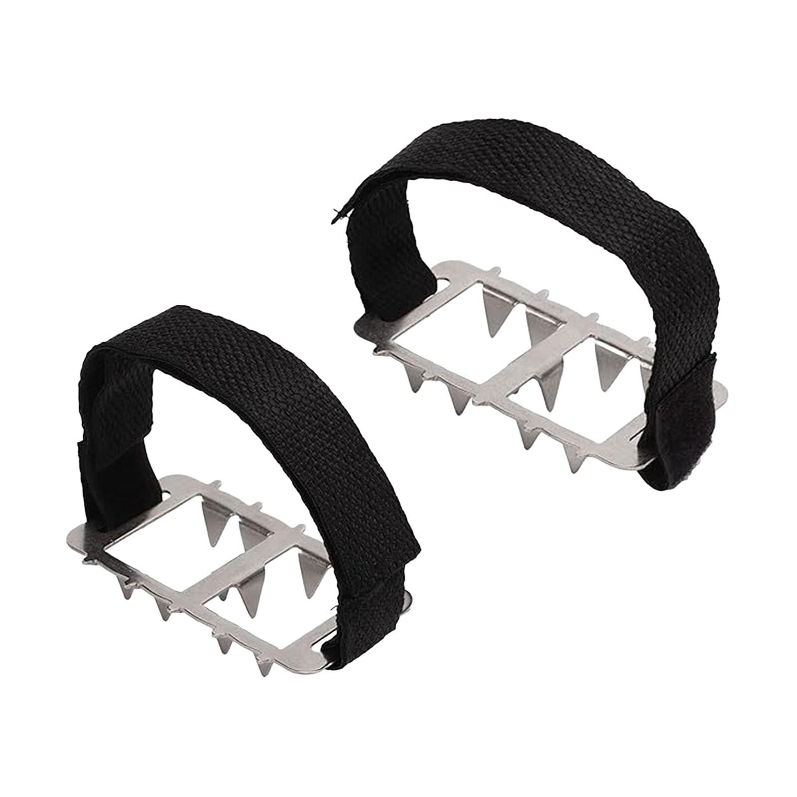 Ioensy - Clavos Para Zapatos Garras Para Nieve Crampones De Acero Inoxidable Para Acampar Escalada Al Aire Libre