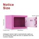 thumbnail image 3 of Caja fuerte SamYerSafe Rosa 23 cm × 17 cm × 17 cm Acero, 3 of 8