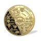 thumbnail image 3 of Moneda Conmemorativa WOERDA de 5 cm Chapada en Oro para Masones, 3 of 7