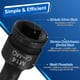 thumbnail image 5 of Uxcell 1/2" Casquillo de Impacto de Triple Cuadrado M14 para Llave de Spline de 14mm Acero CR-MO 12 Puntos con Pasador y Anillo O para Adaptador de Taladro Eléctrico, 5 of 7