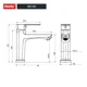 thumbnail image 4 of MONOMANDO LAVAMANOS DUSCHY COMPASS GUN METAL COOLS, 4 of 4
