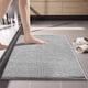 thumbnail image 1 of suxuMhao Gris 40 X 60cm 1 Pieza Tapete de Baño de Pelo Corto, Suave Antideslizante Absorbente Resistente a las Manchas Lavable Tapetes de Baño Práctica Tapete de Piso para Baño Interior Hogar Uso, 1 of 4